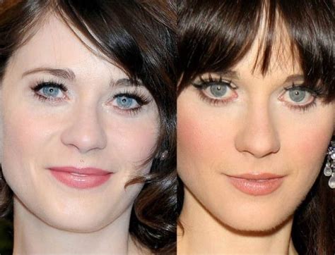 zooey deschanel before and after.